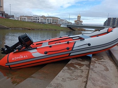Лодка ПВХ Адмирал 375 S Pro Light моторная Лодка ПВХ Адмирал 375 S Pro Light моторная